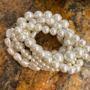 Chicos multi strand pearl bracelet